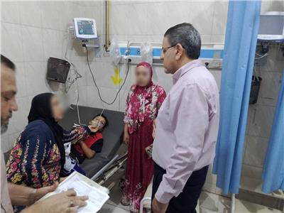 وكيل الصحة بالمنوفية يرصد ملاحظات بمستشفيات أشمون ..صور