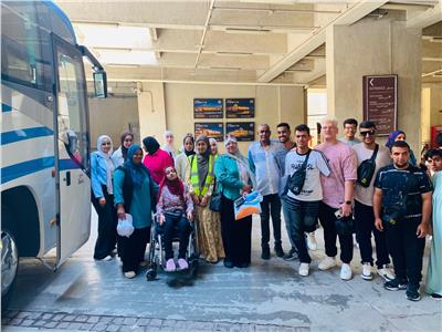 رحلة مجانية لزيارة المتحف القومي للحضارة للطلاب ذوي الهمم بجامعة قناة السويس 