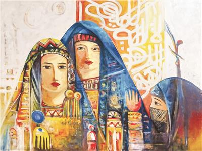 «مصر بلدي».. لوحات تحتفي بالهوية