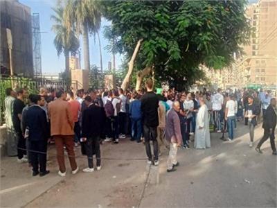  زحام  أمام محكمة كفر الشيخ مع بدء تلقي طلبات الترشح لانتخابات النواب 2025