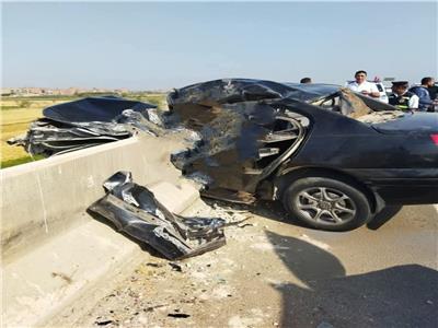 جميعهم من أسرة واحدة.. ننشر أسماء الضحايا والمصابين في حادث شبرا بنها الحر 