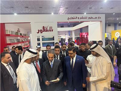 فائق زيدان يزور جناح حكماء المسلمين في معرض العراق الدولي للكتاب