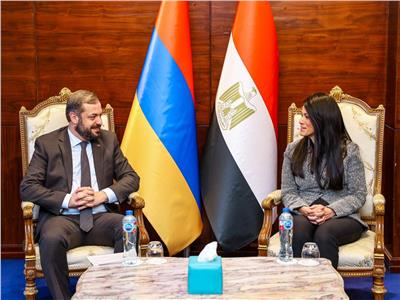 وزيرة التخطيط ووزير الاقتصاد الأرميني يناقشان مستقبل الشراكة الاقتصادية