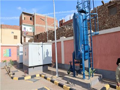 محافظ المنوفية يطلق التشغيل التجريبي لمشروع صرف صحي تلا.. صور 