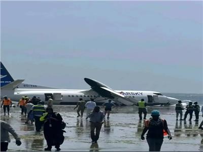 هبوط اضطراري لطائرة صومالية بعد عطل فني ونجاة جميع ركابها