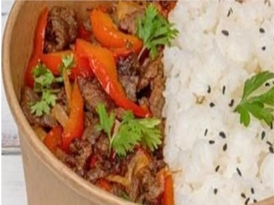 إفطار رمضان| لحمة بالفلفل الرومي وأرز أبيض لوصفة رمضانية متكاملة