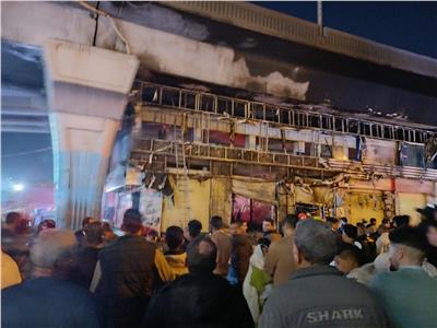 السيطرة على حريق بعدد من المحال التجارية بمنطقة الكيلو 21 غرب الإسكندرية 
