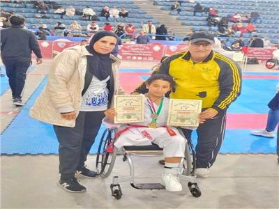 محافظ كفر الشيخ يهنئ بطل ذوي الهمم عبدالرحمن وائل لفوزه بذهبية الجمهورية في الكاراتيه