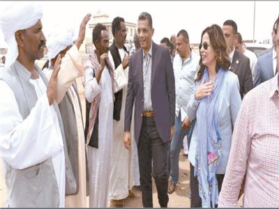 وزيرة الثقافة فى «شلاتين»