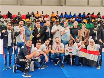 منتخب مصارعة الذراعين يحصد 19 ميدالية متنوعة ببطولة إفريقيا 
