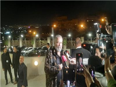 صبحي خليل يصل عزاء هاني شاكر بمسجد أبو شقة