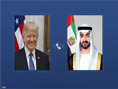 الشيخ محمد بن زايد يبحث مع ترامب سبل التعاون وتطورات المنطقة 