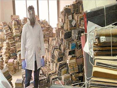 «مكتبة دمنهور».. عودة الروح| قطار الترميم يصل لمخطوطات البحيرة النادرة