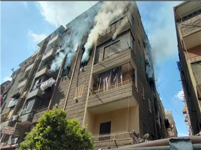 مصرع شخص وإصابة 4 آخرين في حريق شقة سكنية بإمبابة