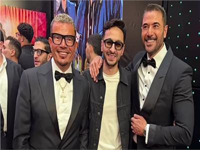 حمادة هلال رفقة عمرو دياب وأحمد عز: «7Dogs من أفضل الأفلام التي شاهدتها»