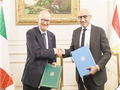 مذكرة تفاهم مع إيطاليا فى مجالات التعليم الفنى والزراعى وتنمية المهارات
