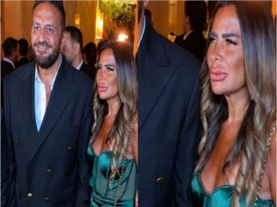 في أول ظهور.. زوجة خالد سرحان تثير الجدل بسبب شفتيها | شاهد