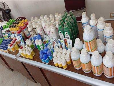 ضبط 200 عبوة أسمدة ومبيدات زراعية منتهية الصلاحية بأبو صوير في الاسماعيلية