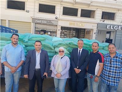 ضبط سجائر مهربة جمركيًا ودقيق غير صالح ومسحوق التيتانيوم في حملة بالإسكندرية 