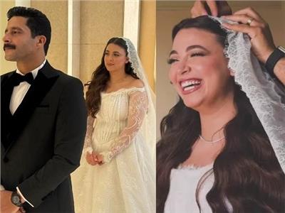 اللقطات الأولى من حفل زفاف مصطفى منصور وهايدي رفعت | شاهد