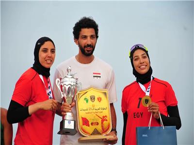 منتخب سيدات الكرة الطائرة الشاطئية يتوج بالبطولة العربية في المغرب