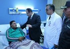 وزير الداخلية يزور مصابين الوحات بمستشفى الشرطة ‎