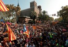 بالفيديو والصور.. تظاهرات مؤيدة للانفصال في «كتالونيا»