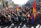 مظاهرات في مدريد تنادي بوحدة أسبانيا 