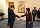 الرئيس القبرصي يتسلم أوراق اعتماد سفيرة مصر