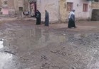 المياه الجوفية تغرق شوارع كفر عامر بالقليوبية