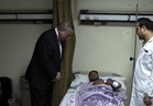 محافظ الجيزة يزور المصابين في حادث "مسجد الروضة" بسيناء