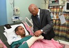 صور| عبد العال يزور «الحايس» في المستشفى عقب عودته من أمريكا       