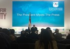 بدء لقاء الرئيس السيسي بممثلي وسائل الإعلام الأجنبية والمصرية