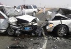 الصحة: وفاة 6 مواطنين وإصابة آخر في حادث سير بكفر الشيخ