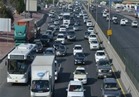 كثافات متوسطة بمحاور القاهرة بسبب تصادم سيارتين أعلى «أكتوبر»