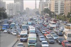 «المرور»: كثافات متحركة بمحاور ميادين القاهرة والجيزة