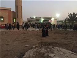 أهالي ضحايا حادث كنيسة حلوان يتجمعون أمام المشرحة لاستلام الجثامين