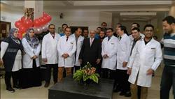 المحرصاوي والهدهد وواصل يفتتحون تجديدات مركز القلب بجامعة الأزهر  