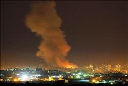 استهداف المقاتلات الإسرائيلية على الحدود بين غزه ومصر