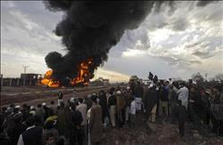 مقتل 12 مدنيا في انفجار لغم غربي أفغانستان
