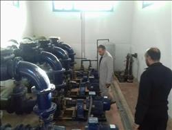 رئيس مركز أبوقرقاص بالمنيا يتابع أعمال صيانة محطة مياه الجنوب