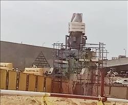 بالصور والفيديو| التجهيزات الأخيرة لنقل تمثال رمسيس إلى البهو العظيم