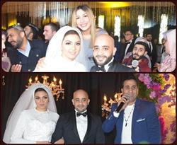 صور| جنات تُحيي زفاف «محمد وفرح».. وشيبة يُشعل الأجواء بـ«الزهر»