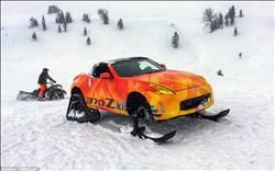 بالفيديو والصور.. «نيسان» تكشف عن سيارة تسير وسط الجبال الثلجية لأول مرة