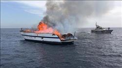 حريق يلتهم مركب في أسوان.. وإصابة 4 صيادين