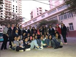 بالصور .. مبادرة طلابية لإعاده تجميل شوارع الإسكندرية