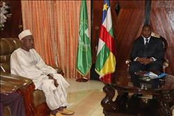 رئيس جمهورية أفريقيا الوسطى يستقبل أئمة ودعاة بلاده 