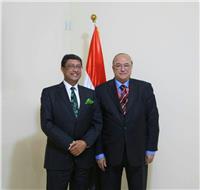 الحملة الرسمية للسيسي تستقبل سفير الهند بالقاهرة
