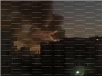 صور وفيديو|  انفجار هائل في شركة كهرباء بالشيخ زايد