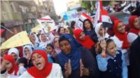 مسيرة طلابية تجوب شوارع المنيا لحث المواطنين للمشاركة فى الانتخابات